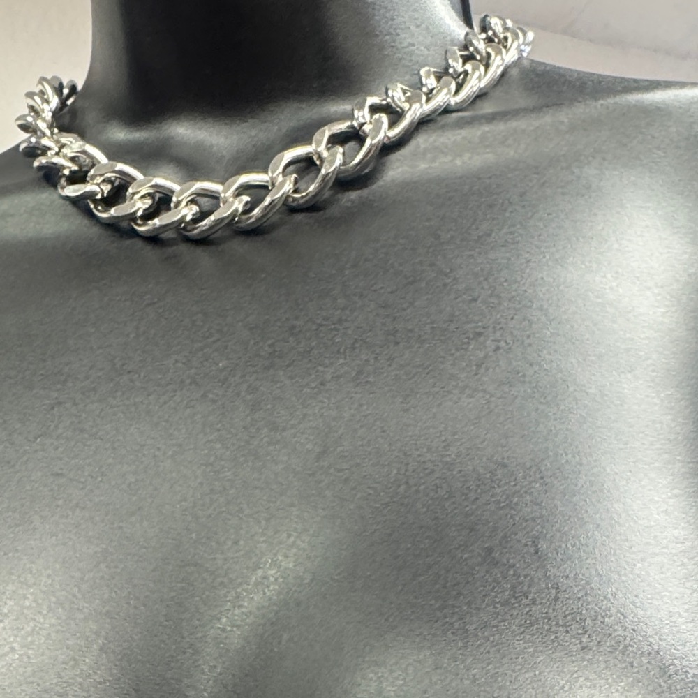 Chic Silver Chain Necklace
